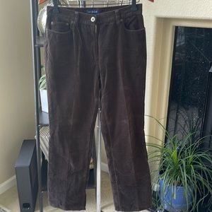 Ann Taylor brown velvet pants.EUC